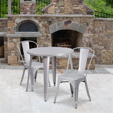 metal table with fabric chairs|outside patio table chairs metal.